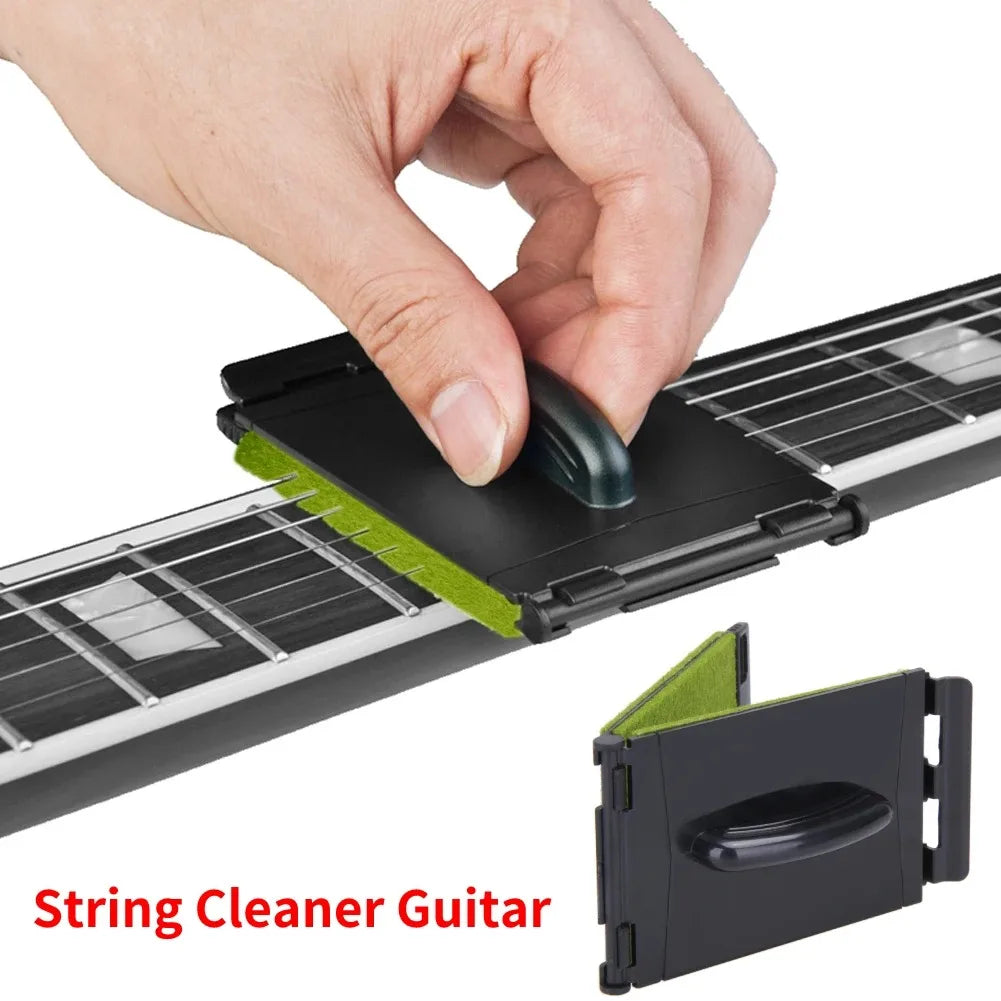 2-in-1 Electric Guitar and Bass String Cleaner - Maintenance Care Tool Kit