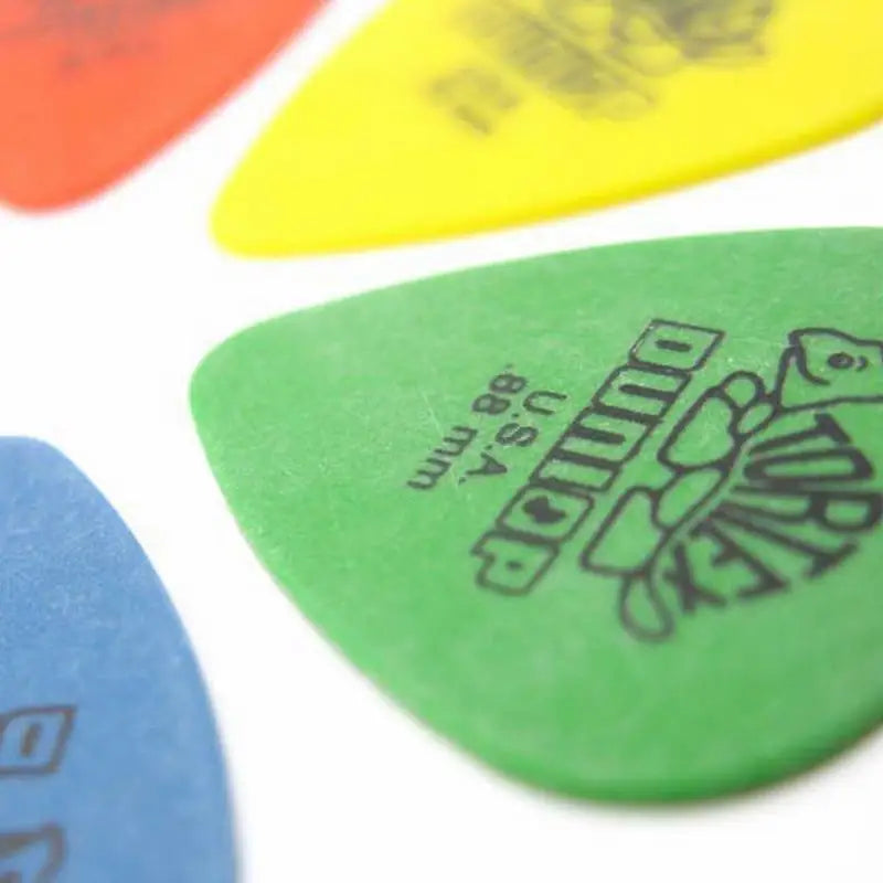 10pcs Dunlop Guitar Picks – Electric & Acoustic Guitar Accessories – 6 Assorted Thicknesses