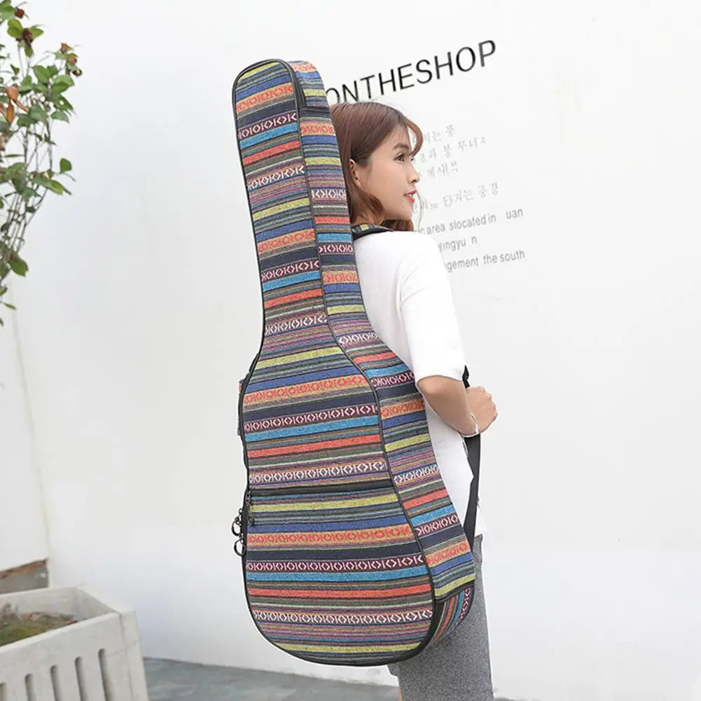 40/41 Inch Ethnic Knitting Style Waterproof Electric Guitar Case